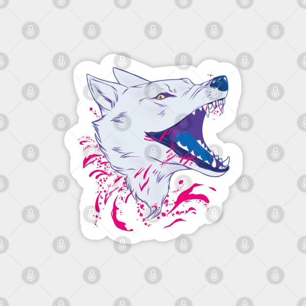 Wolf Sticker by RioBurton